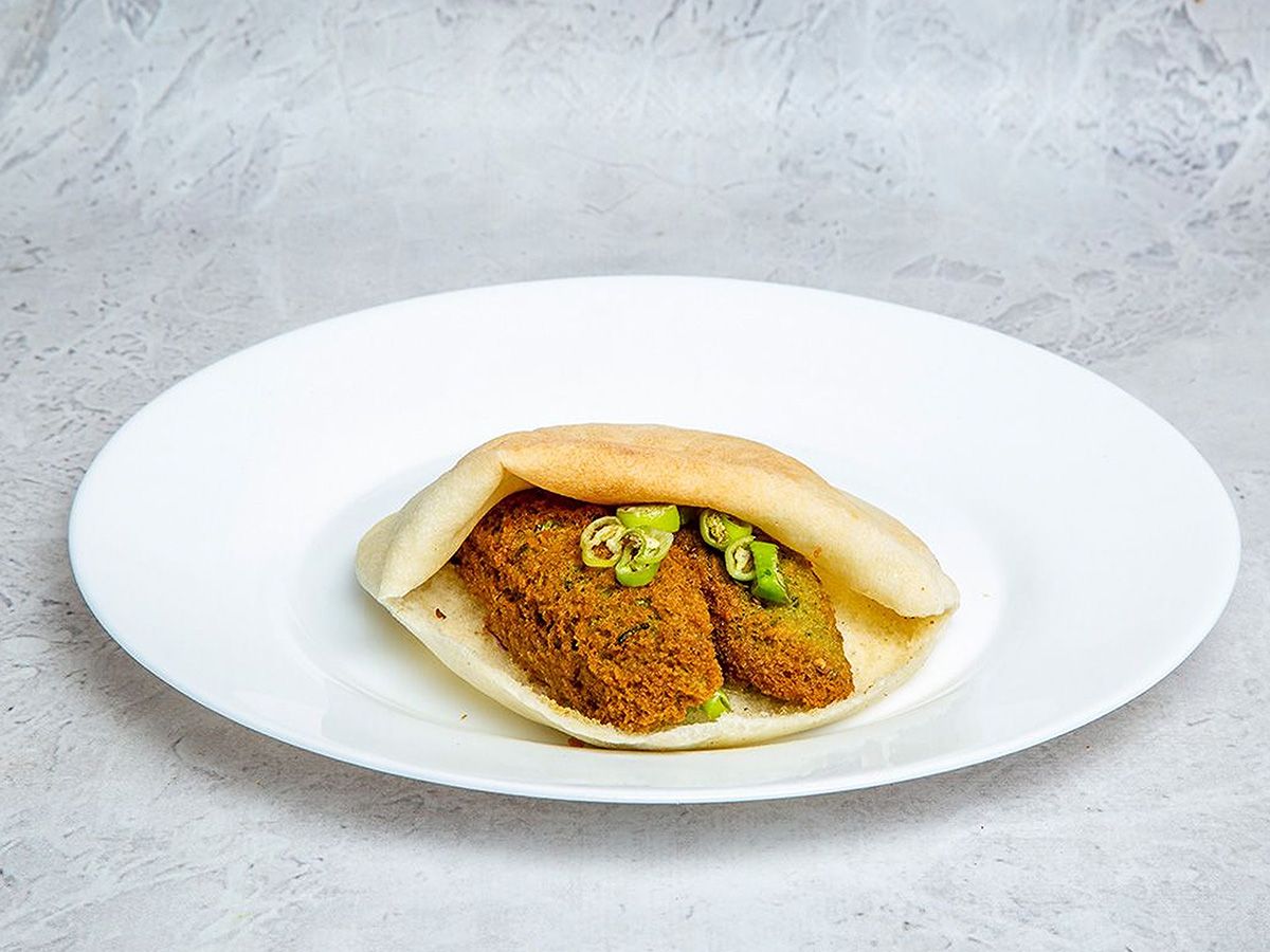 Taamia With Eggs Sandwich