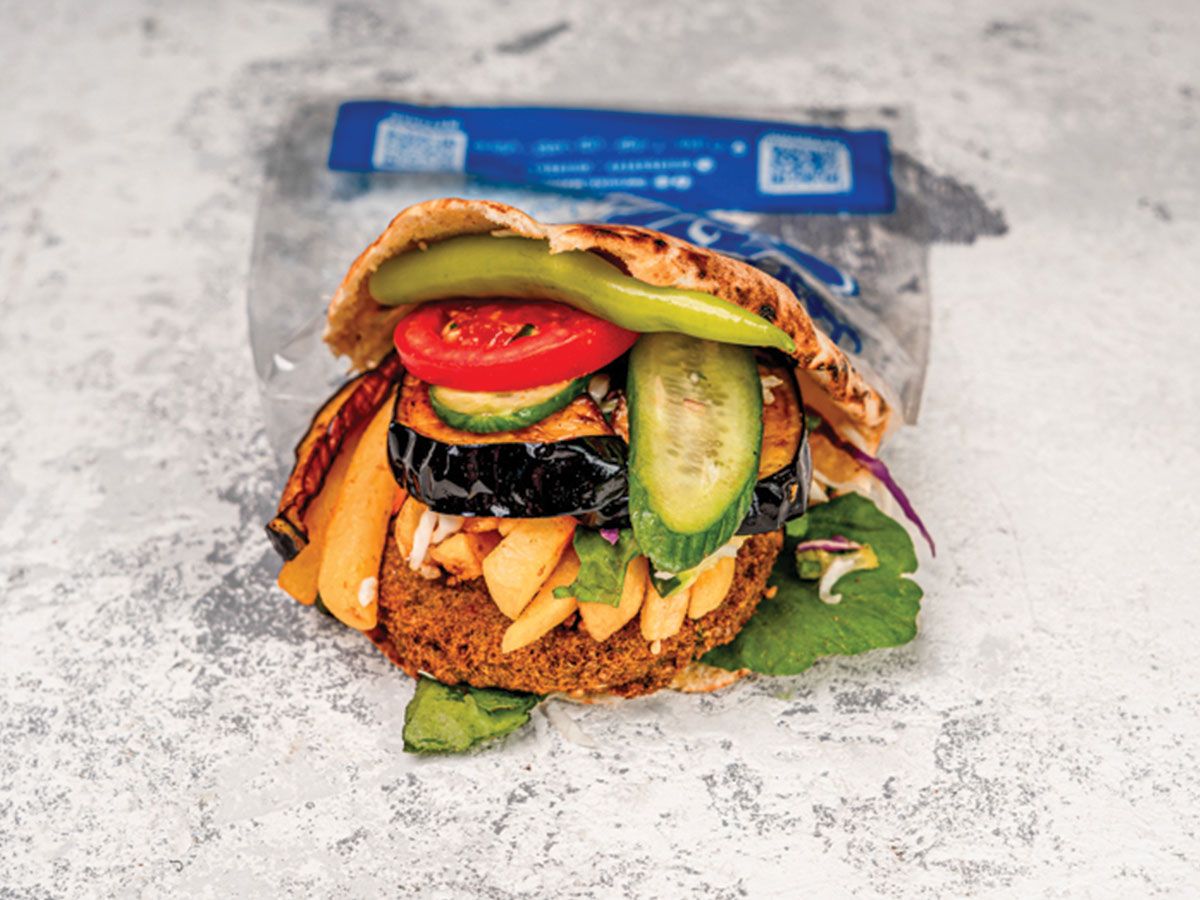 Tahabish Falafel Sandwich