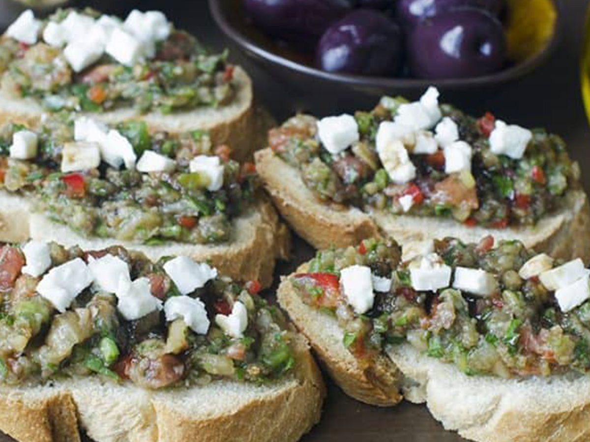 Foul with Baba Ghanouj Sandwich