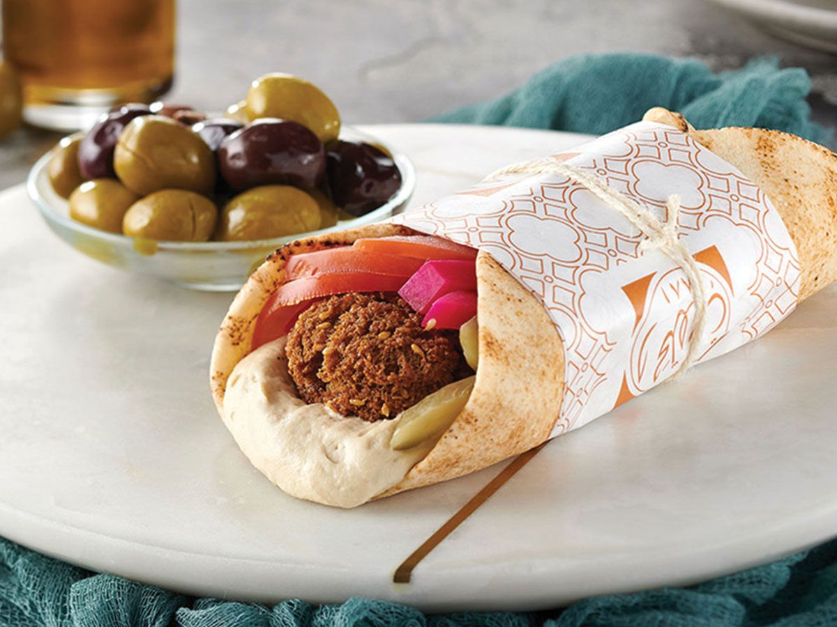 falafel potatoes Mix Sandwich