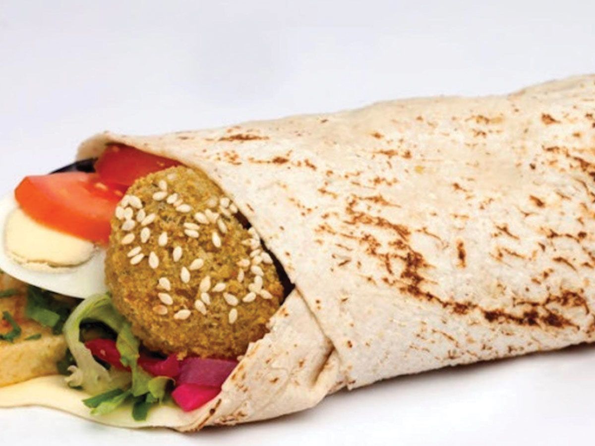 Falafel with Boiled egg Mix Sandwich