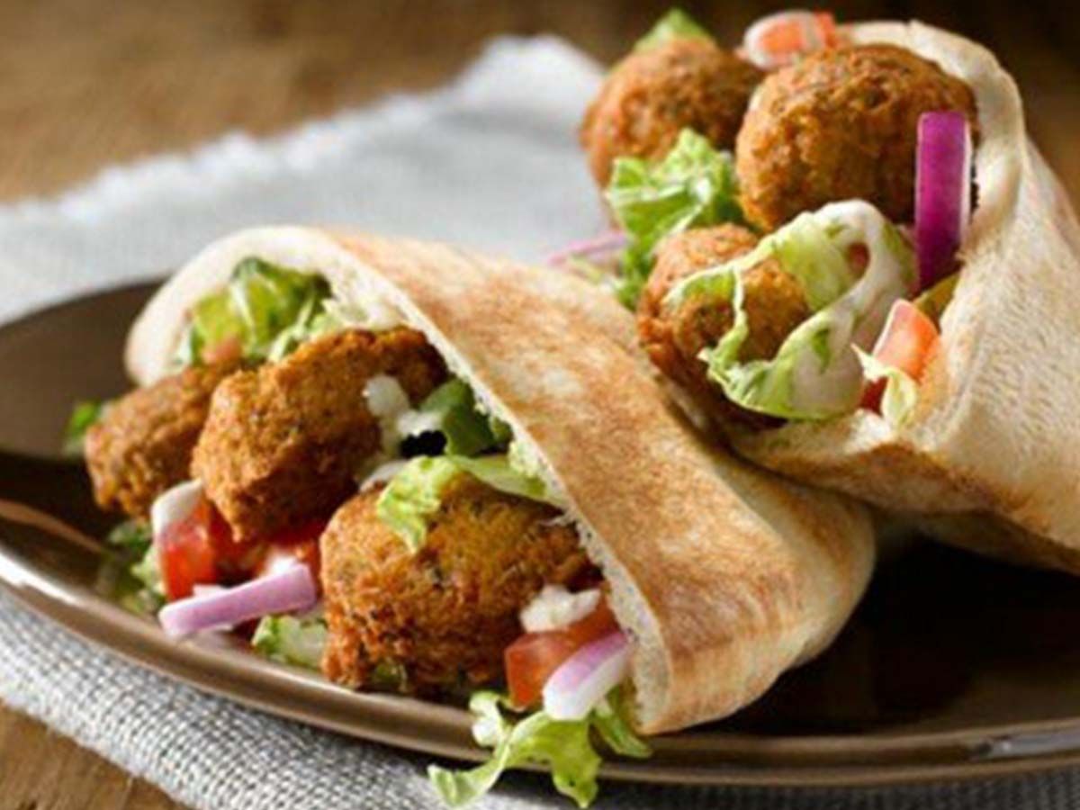 Falafel and Eggplant