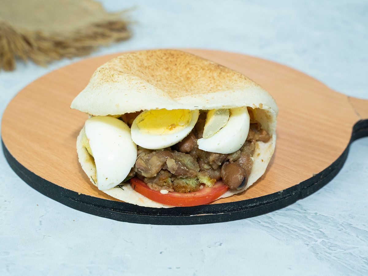 Foul with Egg Sandwich