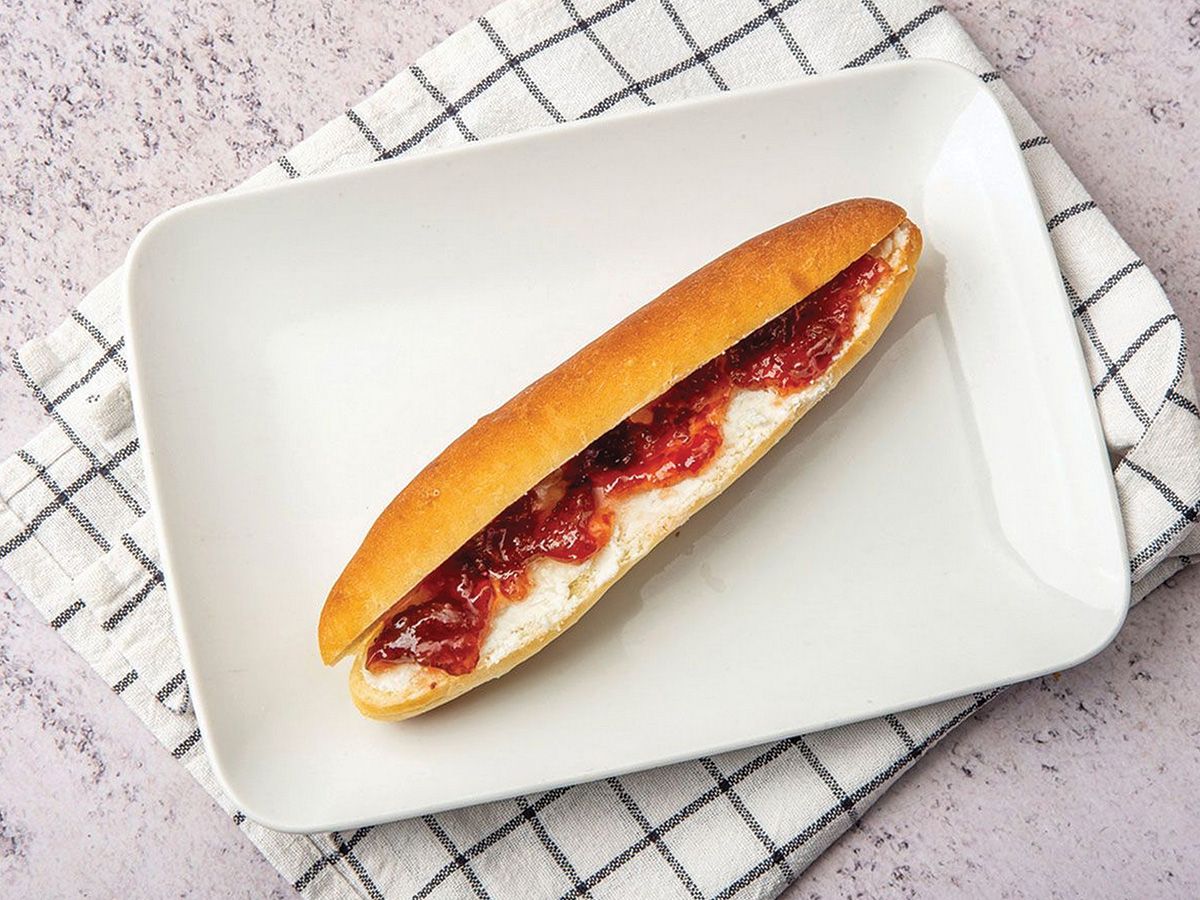 Cream and Jam Sandwich