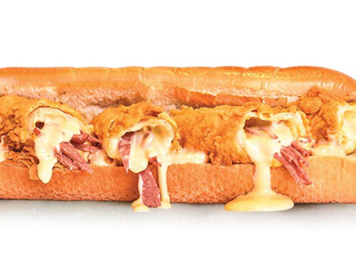 Oven-baked Chicken Cordon Bleu Sandwich