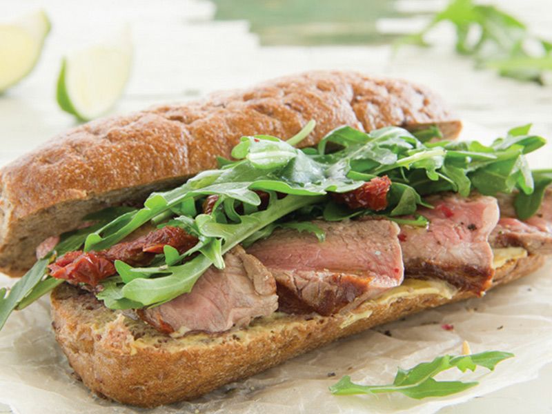 Grilled Meat Sandwich