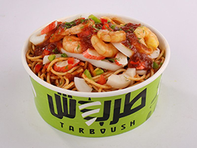 Spaghetti Marinara Seafood Medium