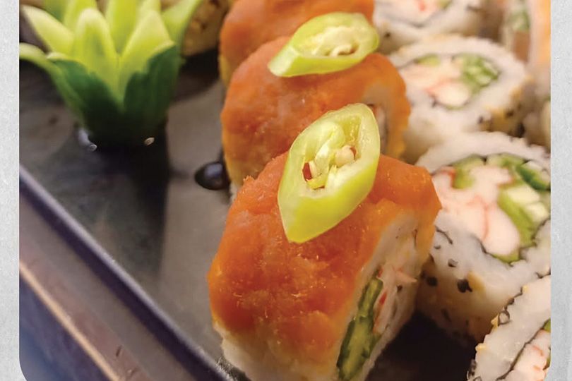 Spicy Tuna Oshi Sushi