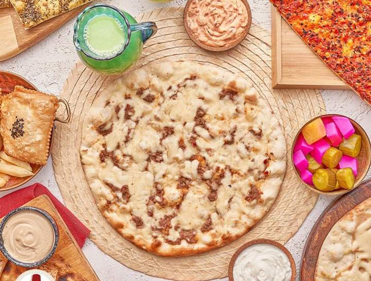 Manoushe Cheese and Sausage