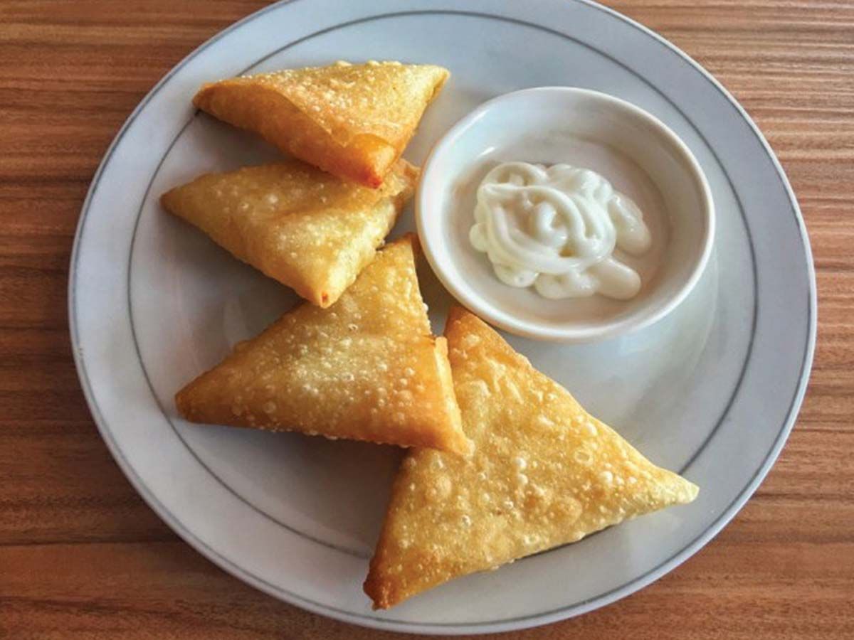 Cheese samosa