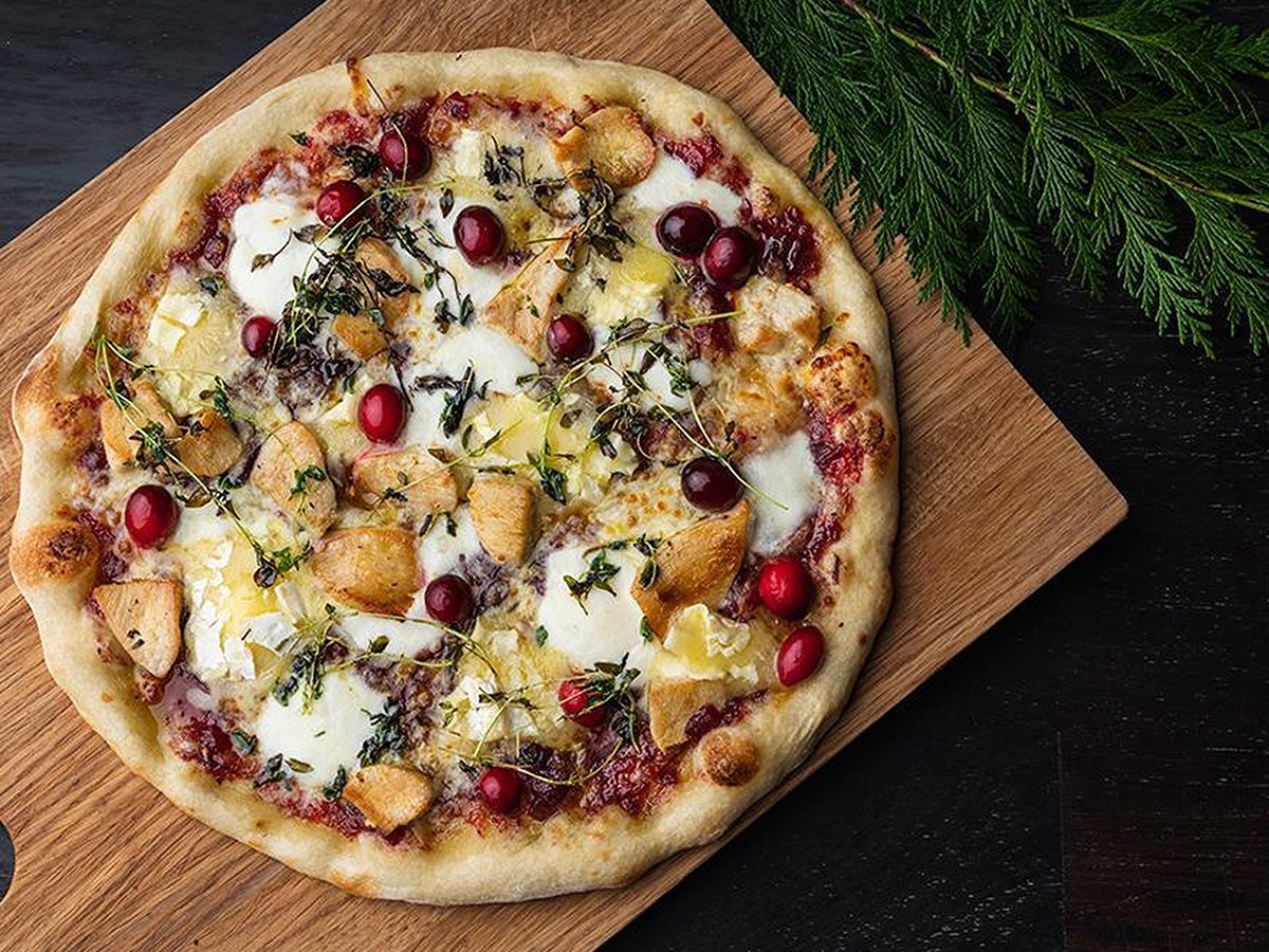 Smoke Turkey Pizza