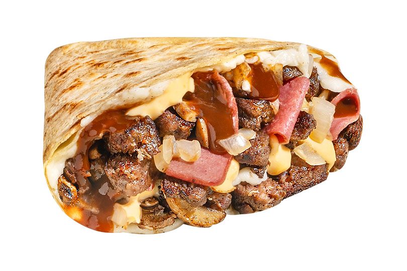 Smokey mushroom burger