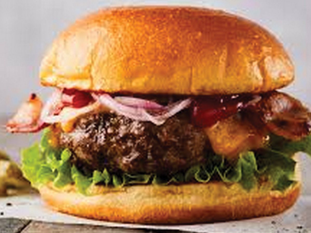 Beef Burger Bun Sandwich