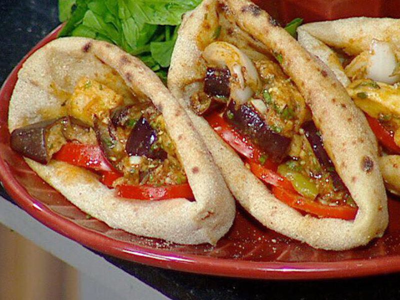 Fried Eggplant Sandwich