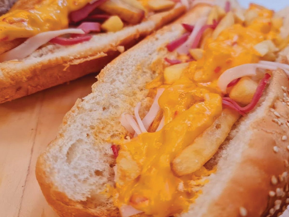 Cheddar Potatoes sandwich