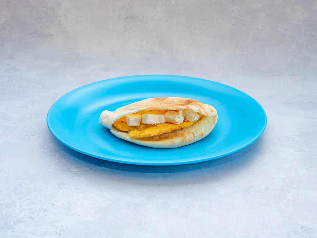Omlette With Kiri Sandwich