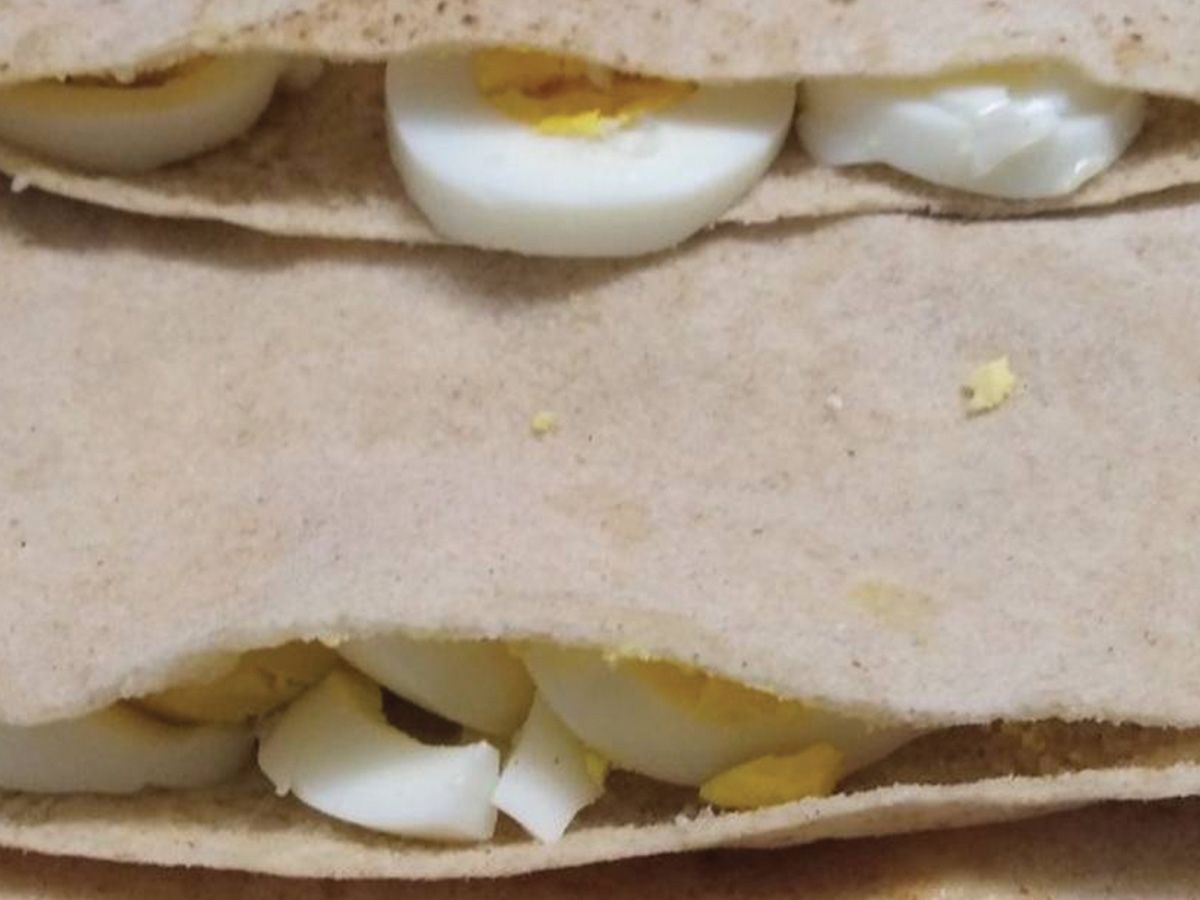 Boiled Egg Butter Sandwich