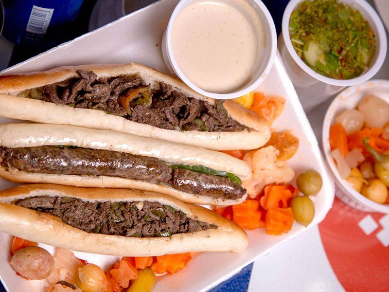 Alexandrian Sausage Sandwich