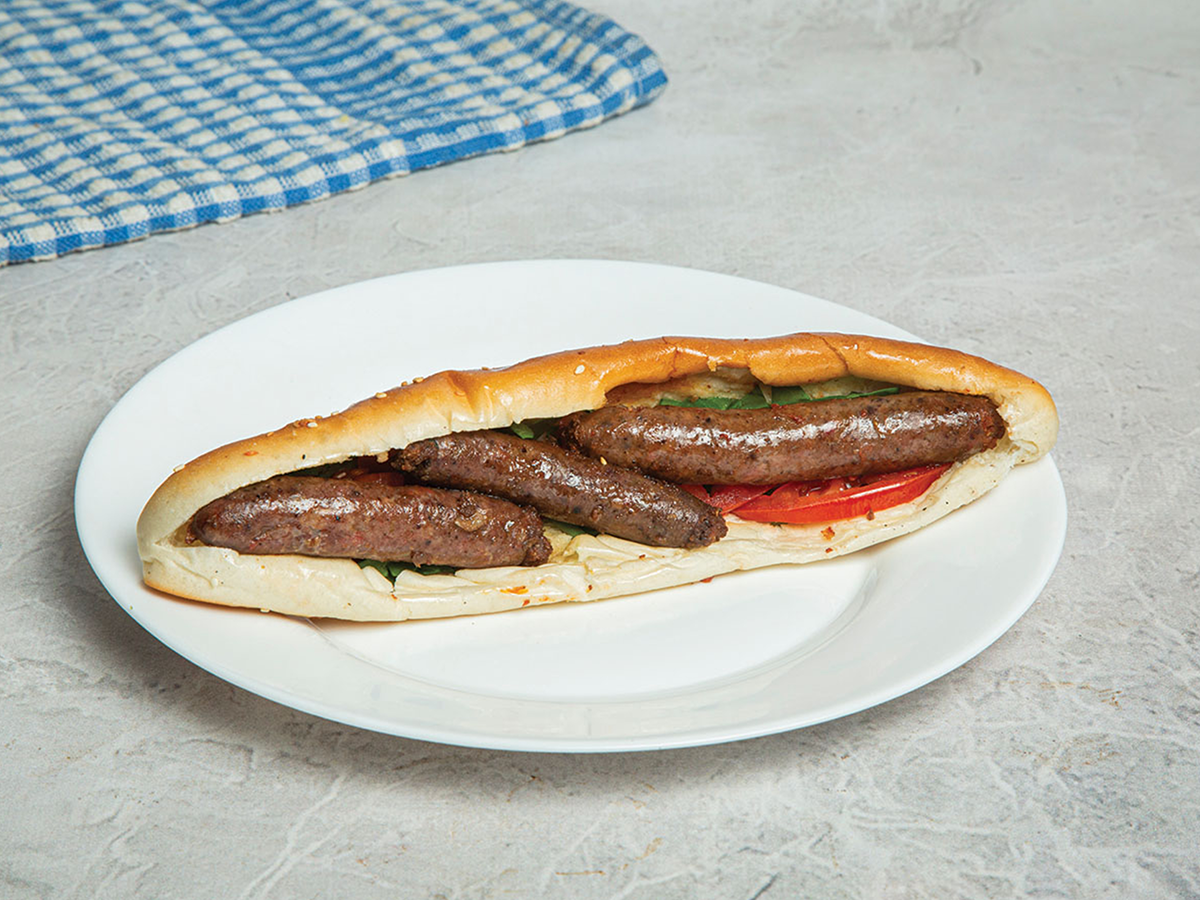 Oriental Sausage Sandwich