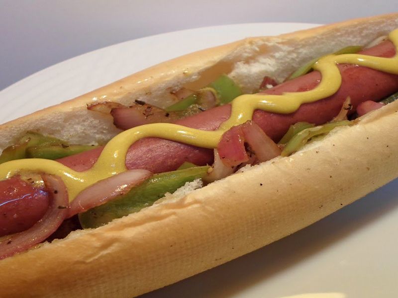 Sausage With Mixture Sandwich