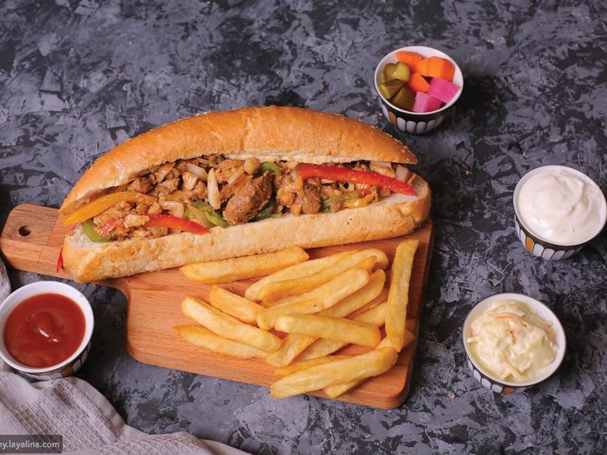 Fajita sandwich