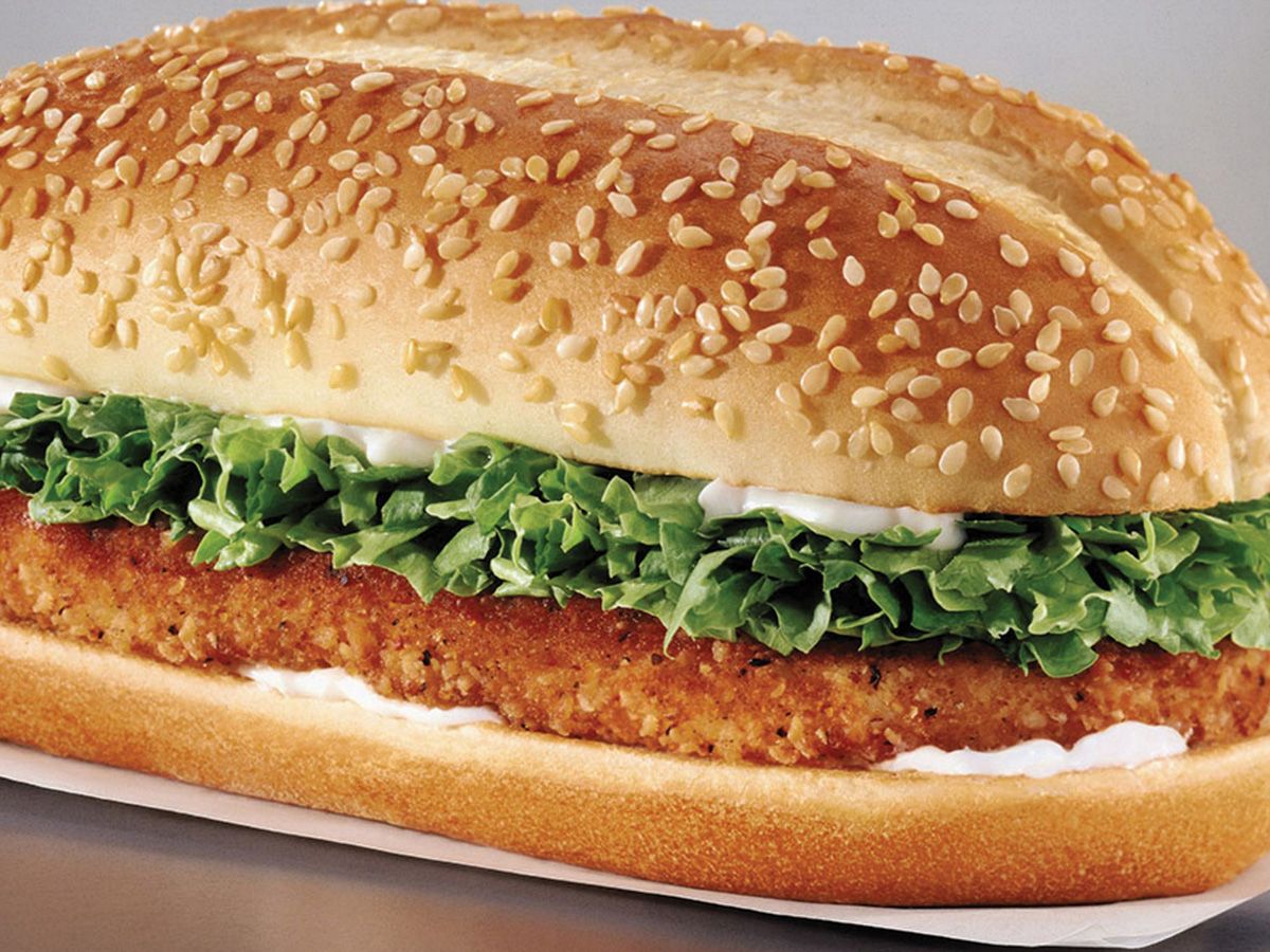Chicken Pane With Cheese Sandwich