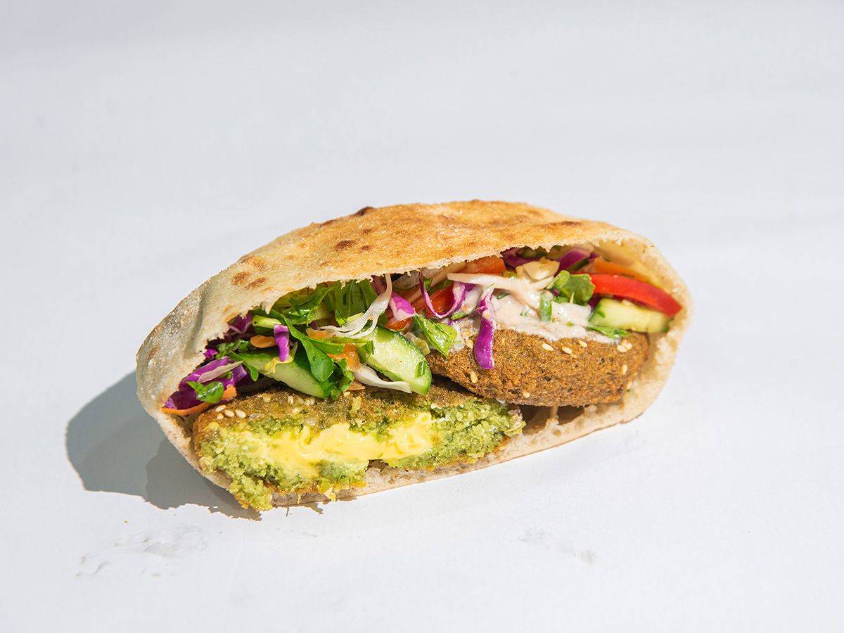 Cheddar Taamia Sandwich