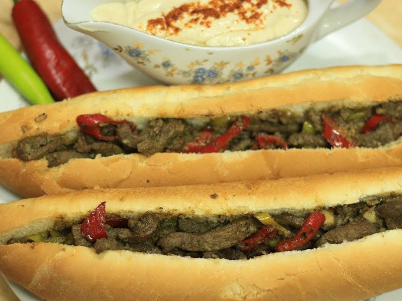Liver With Giblets Sandwich