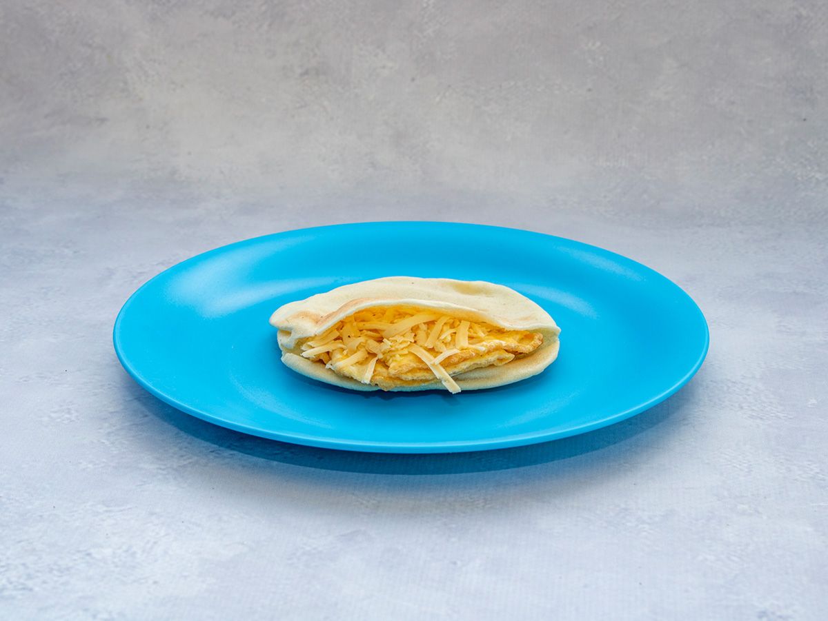 Omelette with cheddar Cheese Sandwich