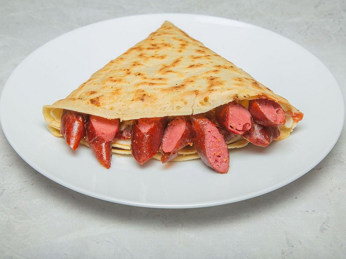 Hot Dog Crepe