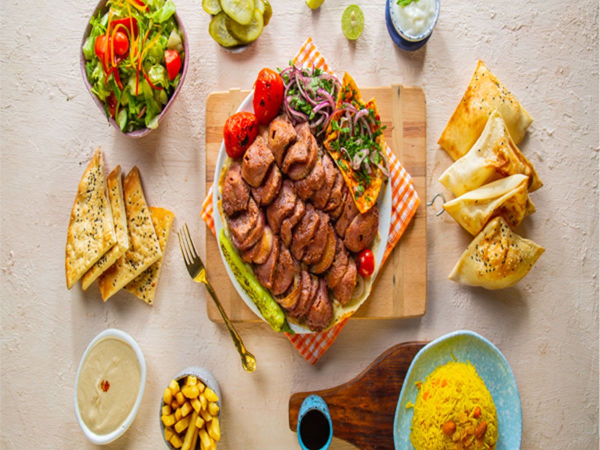 shashlik beef meal