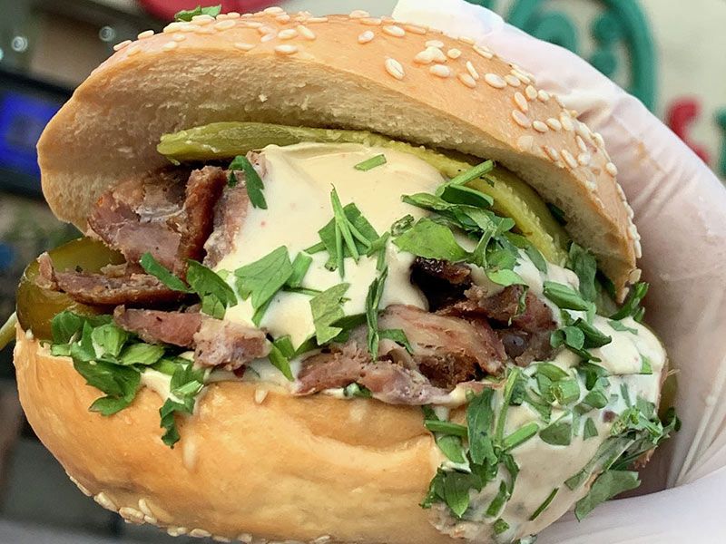 Meat Shawarma Sandwich