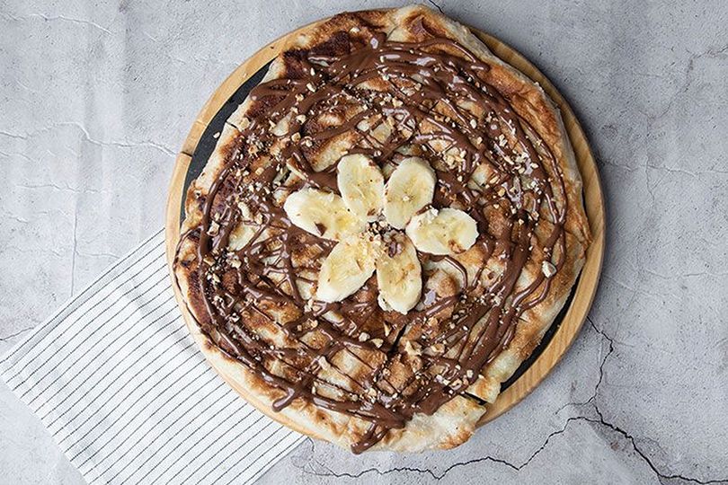 Chocolate with Banana Sweet pie