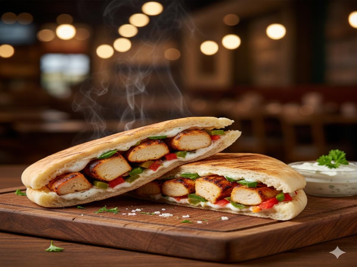 Shish Tawook sandwich