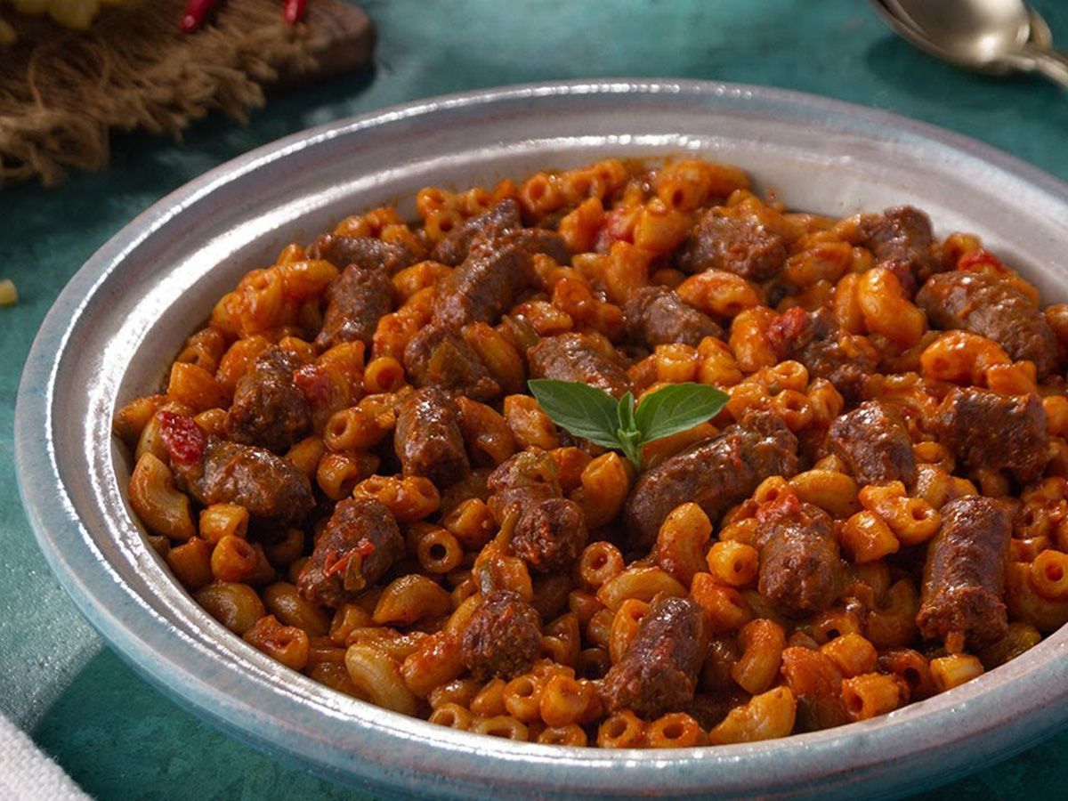 Sausage mubkabka plate