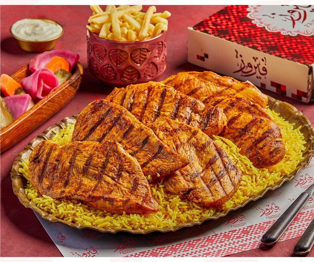 Grilled breast meal