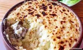 Baked Rice with Meat
