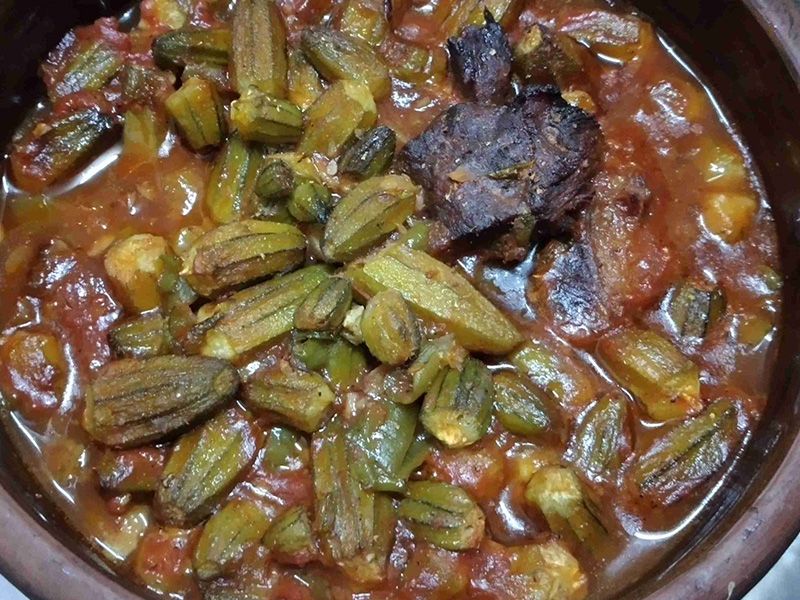 Plain Okra Casserole