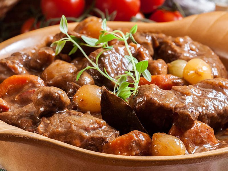 Okra With Meat Casserole