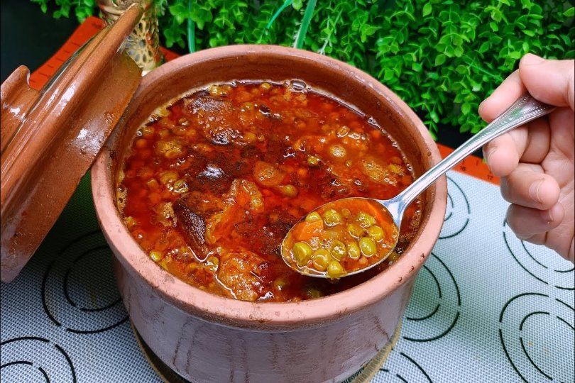 Tajine Peas with Meat