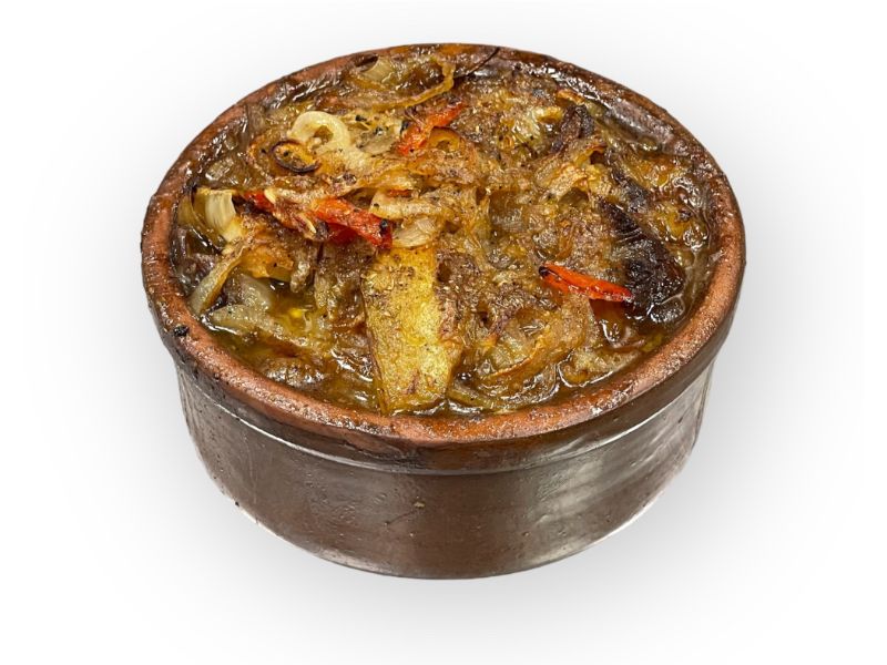 Onion With Meat Casserole