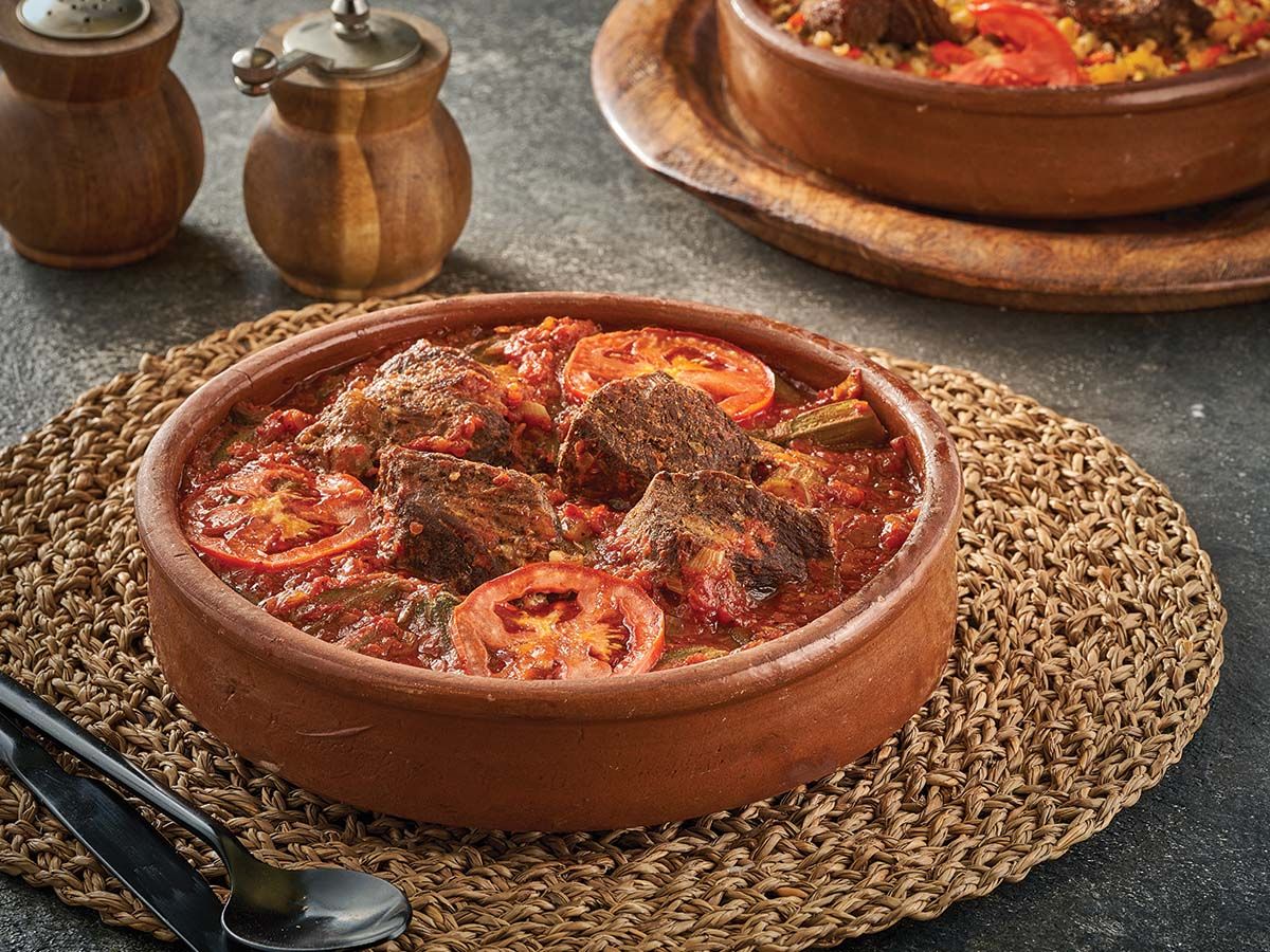 Okra With Meat Casserole