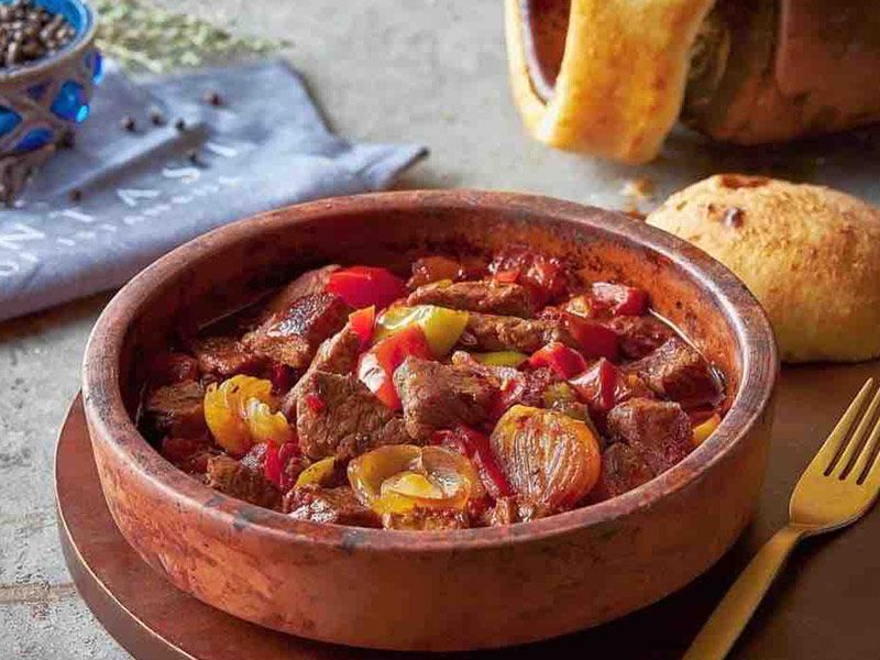 Mix Vegetables With Meat Casserole