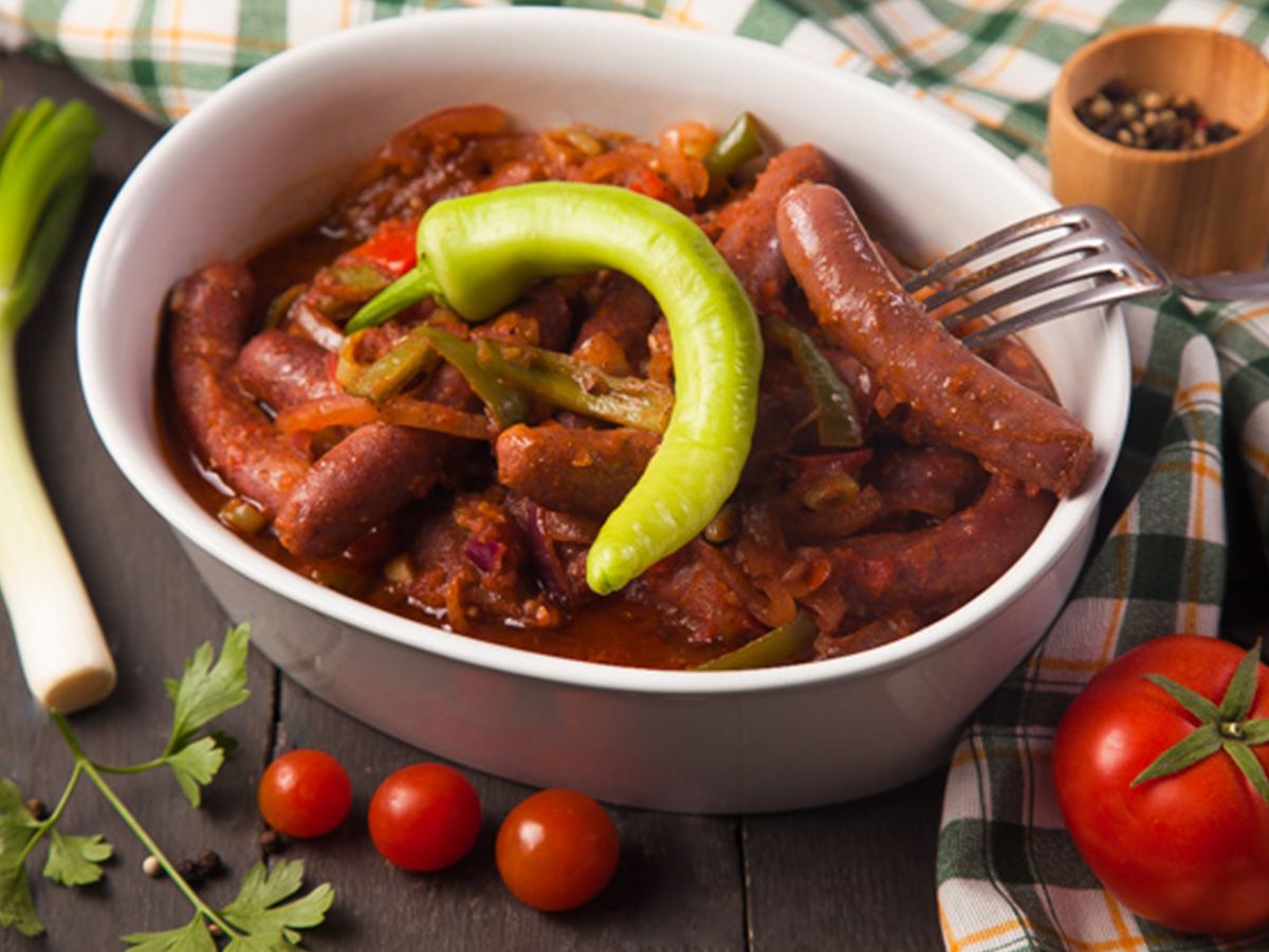 Lamb Sausage Tagine