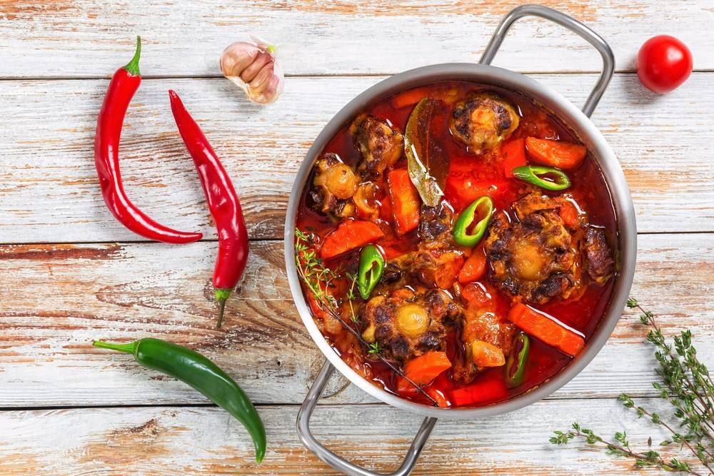 Oxtail With Pepper Sauce Casserole