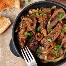Meat With Onion Casserole
