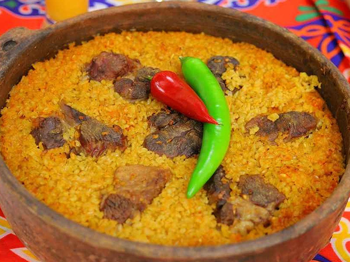 Freekeh Meat Tajine