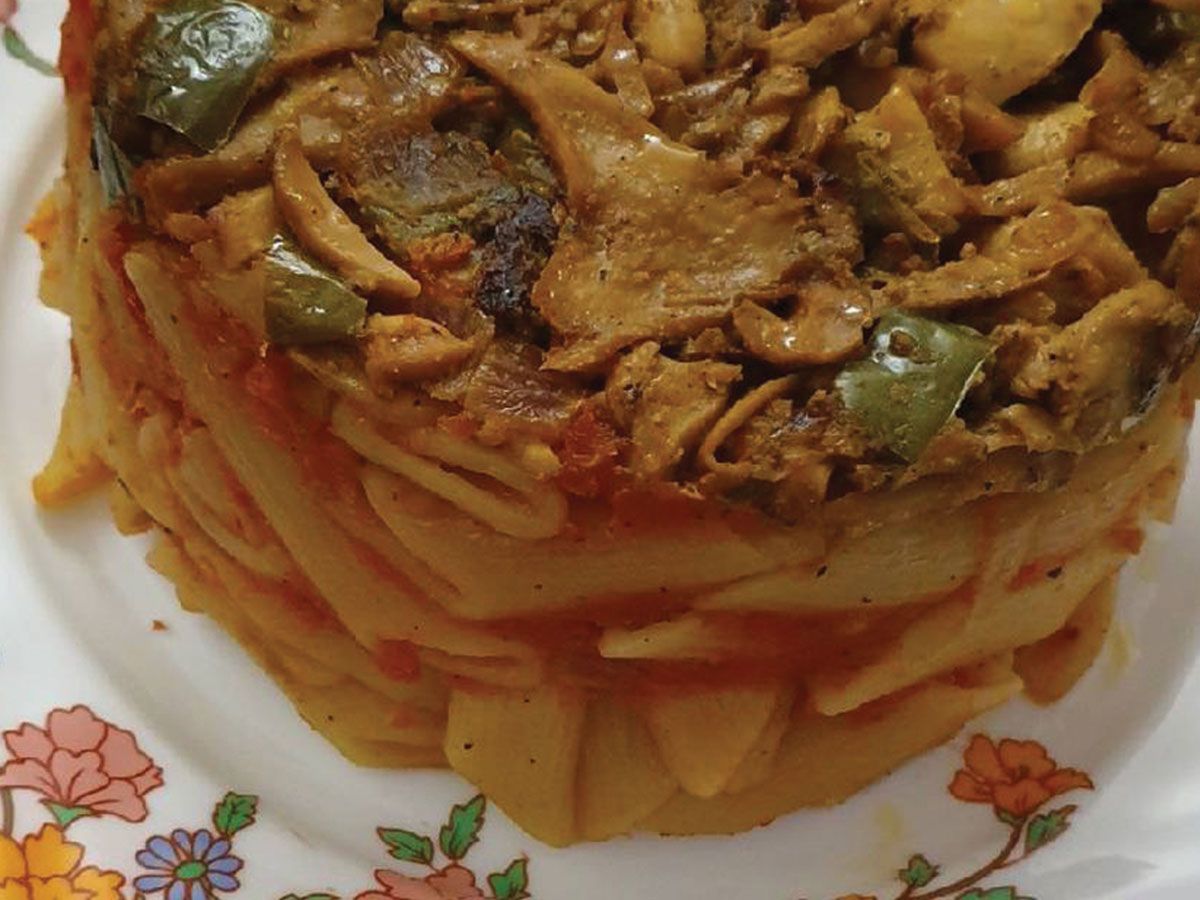 Plain sauce pasta