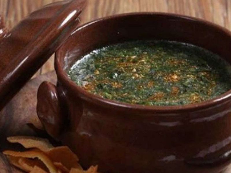 Molokhia With Chicken Casserole