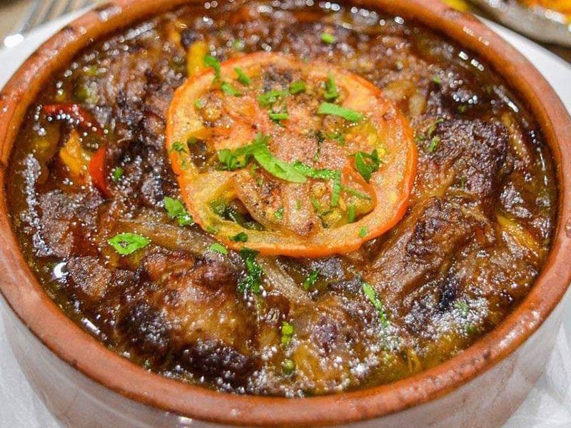 Vine Leaves With Meat Casserole